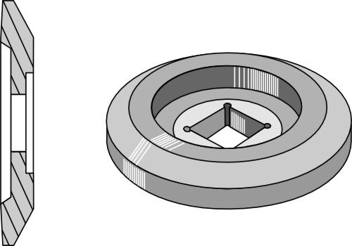 Fläns invändig Ø154