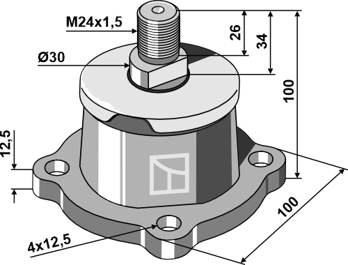 Lager - høyre gjenge
