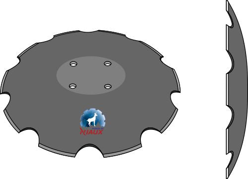 Notched disc - Ø510x4