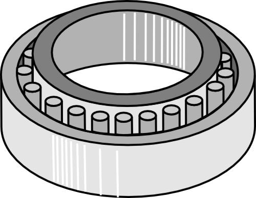 Koniskt rullager Ø45