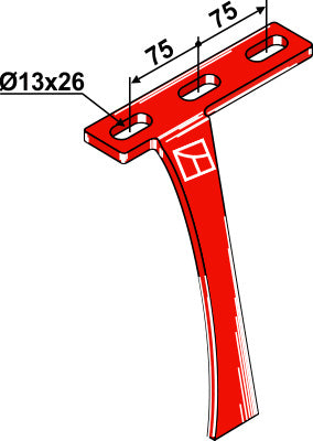 Skrapa för stöd av ryggskiva