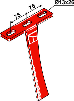 Etulevyn tukea varten tarkoitettu kaavin