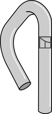 Säkerhetsdelad stift