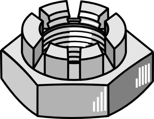 Sexkantig slottmutter - M24x2