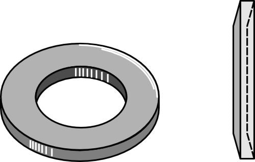 Bricka Ø36,5x2,5xØ22