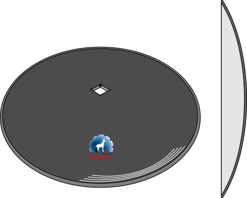 Vanlig skiva Ø610x6