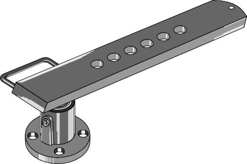 Tallriksnav med skaft - vänster modell