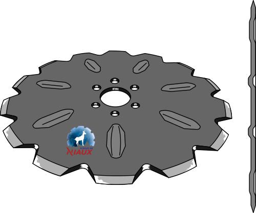 Skjæreblad for plog Ø500x5