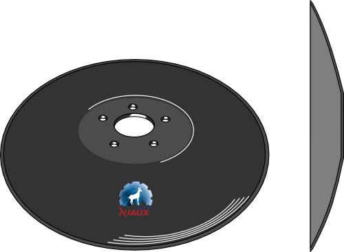 Vanlig skiva Ø628x6,5