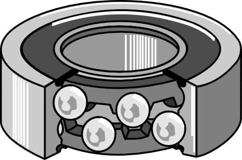 Djupspårigt kullager 6304