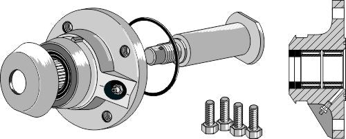 Leje komplet uden lejekappe - højre