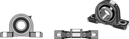 Pedestalager UCP - Ø25