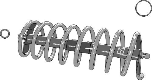 Spiral roller 2100 - left model