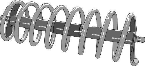 Spiralrulle 2500 – vänster modell