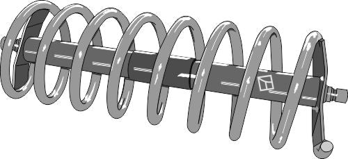 Spiralrulle 2700 - venstre model
