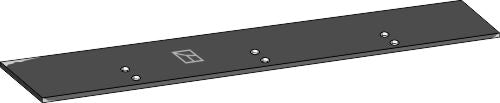 Skärskena 1970 x 8 mm