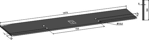 Leikkurikisko 1470 x 8 mm