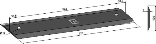 Blad för hackvalsar 720