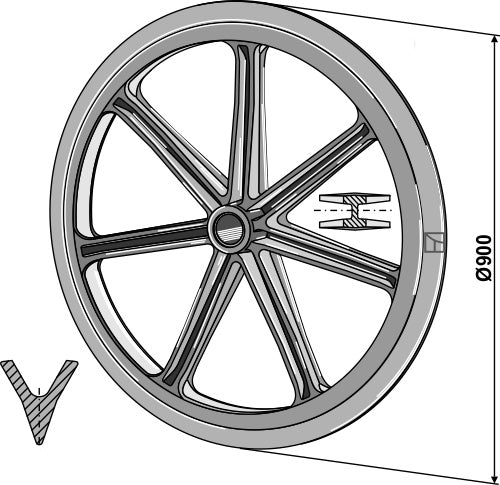 Packningsring – Ø900 mm