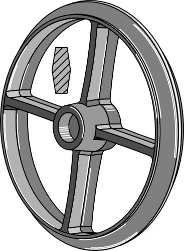 Cambridge-rullering - Ø510mm