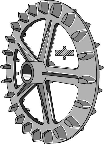 Crosskill-ring - Ø440 mm