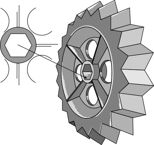 Tandad rullring – Ø550 mm