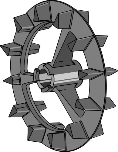 Korsskärningsring – Ø400 mm – höger