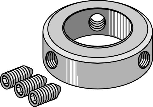 Krage för axel Ø50 komplett med skruv M12
