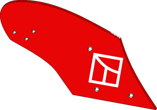 Høvelblad Agrator 12'' - 14'' - høyre