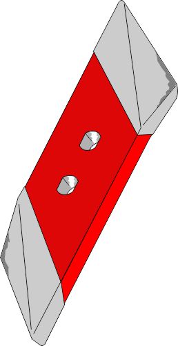 Vändbar spets DURAFACE 70x15 – höger
