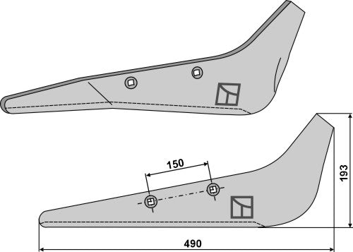 Betlyftare, höger modell