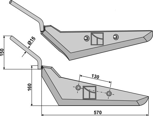 Betlyftare, vänster modell