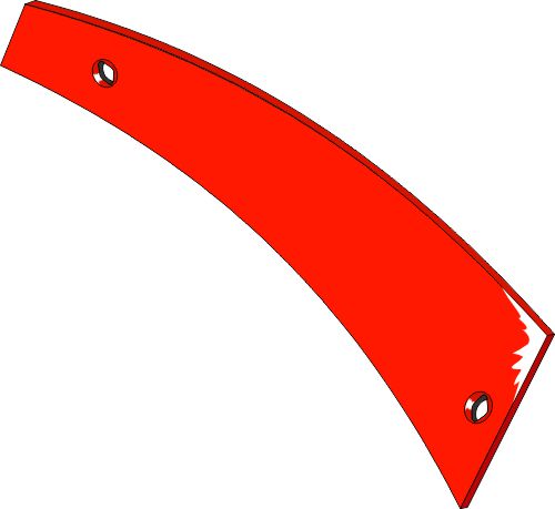 Moldboard-lamel - højre