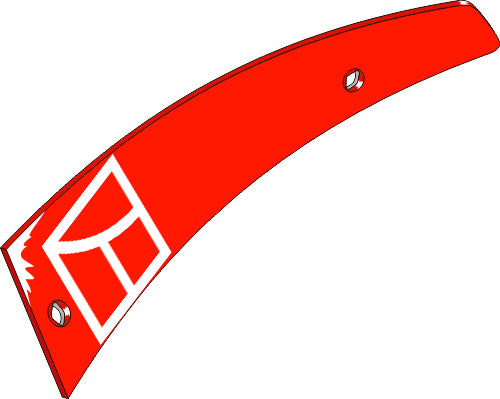Moldboard-lamell – vänster