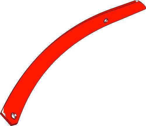 Moldboard-lamell – vänster