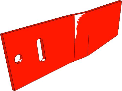 Forlengelse av høvelblad – venstre