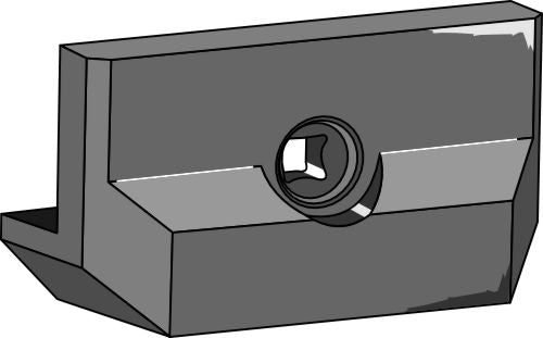 Gjuten häl - höger/vänster