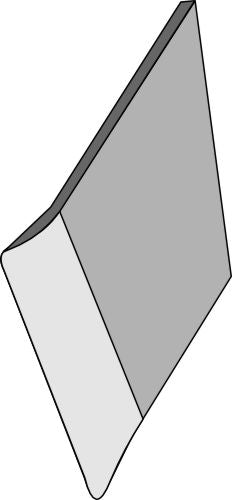 Svetsspetser för plogskär - höger