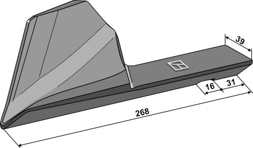 Dela kniv - vänster