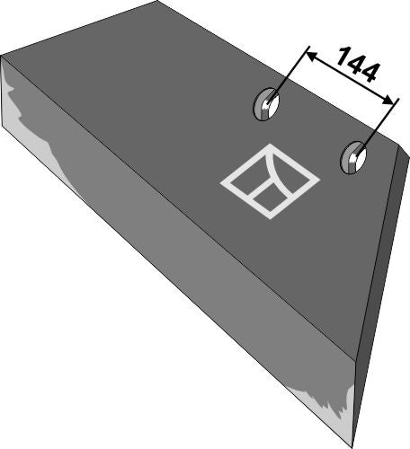 Vendbar spidsdel - 14'' - højre