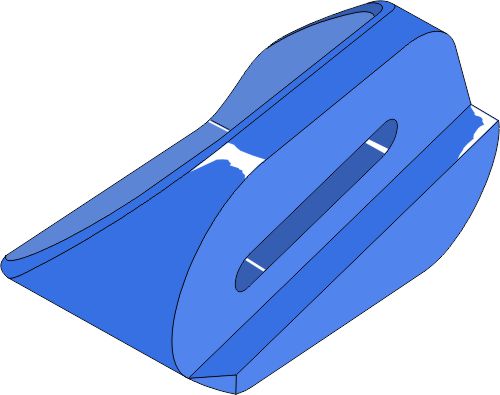 Kantapää UP-9 - oikea