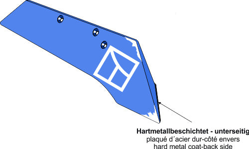 Forstærket næbdel SSP294OP - højre