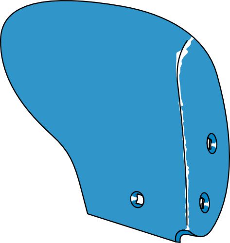 Gødningsskimmerbræt RDG-17 - højre