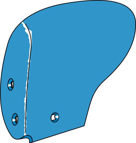 Gødningsskimmerbræt RDG-17 L - venstre