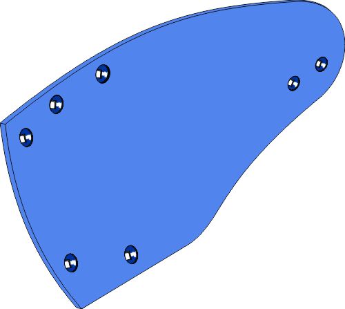 Moldboard HRP-300OL - left