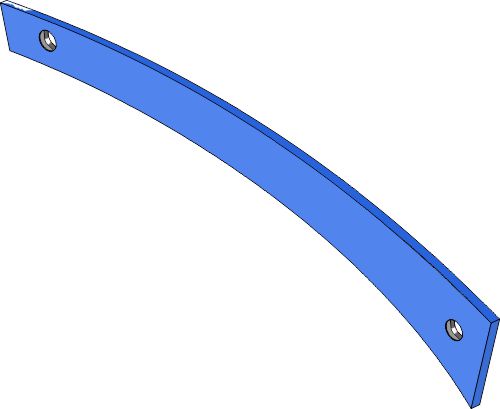 Moldboard-lamell SRP236O2 – höger
