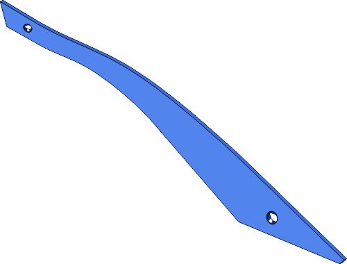 Moldboard-lamell SRP330W4 – höger