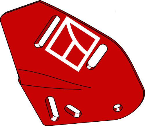 Fäste för sopbräda - höger