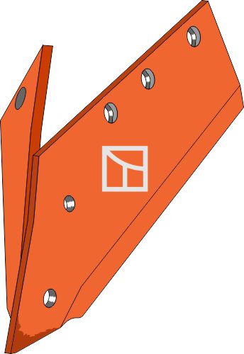 Vendbar spidsandel - venstre