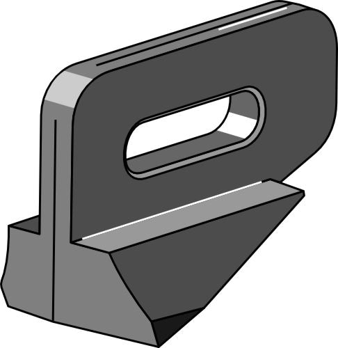 Gjuten häl - höger/vänster